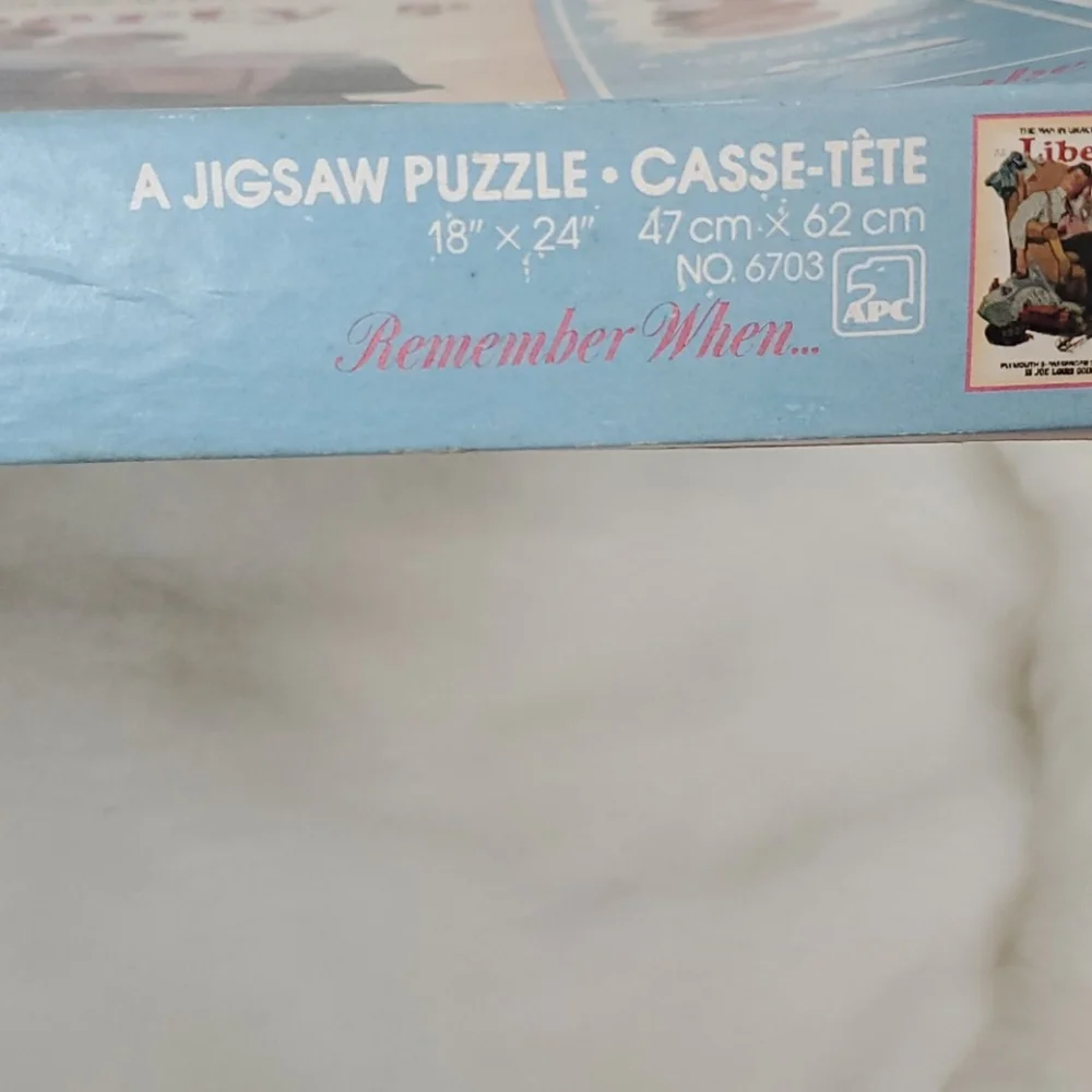 Vintage 1938 Puzzle The man in gracie Allen's Life
